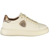 Leather - Sneakers - Beige - Dames