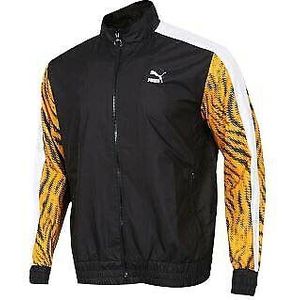 Puma - Wild Pack Woven Full Zip Up Track Top - Jas - Zwart - Heren