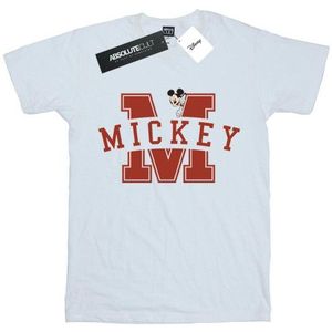 Li-cense Disney heren mickey mouse letter peak t-shirt