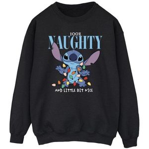 Li-cense Disney heren lilo & stitch naughty & nice sweatshirt