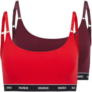 HUGO - Bralettes - Rood - 2-pack