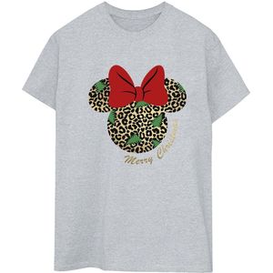 Li-cense Disney dames minnie mouse luipaard kerst katoenen vriendje t-shirt