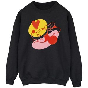 Li-cense Disney heren minnie mouse tong hart sweatshirt