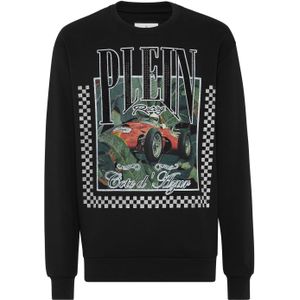 Philipp Plein - Sweatshirt Racing - Zwart - Katoen