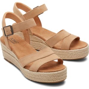 TOMS - Audrey - Sleehakken - Suède - Touwzool - Comfortabele Binnenzool