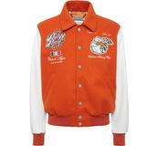 Philipp Plein - Bomber Duck - Wollen Jack - Oranje - Varsity-stijl