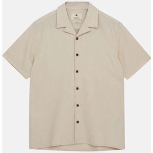 Anerkjendt Akleo s/s cot/linen shirt 901526 brown rice