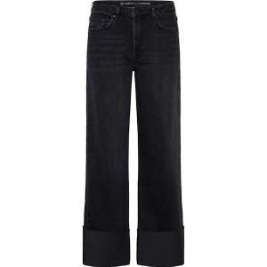 My Essential Wardrobe - Dalvi MW 139 - Jeans - Zwart - Hoge Taille - Rechte Pijp