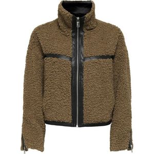 Only - Onlpatti Life Teddy Short Jacket - Bruin - Winterjas