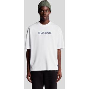 Lyle & Scott - Lounge T-shirt - Wit - Grafische Print