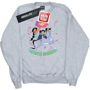 Li-cense Disney heren wreck it ralph jasmine en vanellope sweatshirt