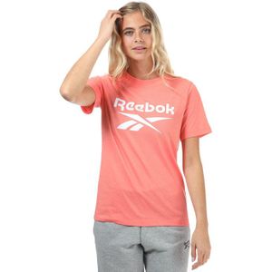 Reebok - Identity Logo - T-shirt - Koraalrood - Dames