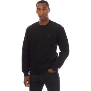 Belstaff - Hockley Sweatshirt - Zwart - Heavyweight Katoen Fleece