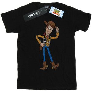 Li-cense Disney dames toy story 4 sheriff woody pose katoenen vriendje t-shirt