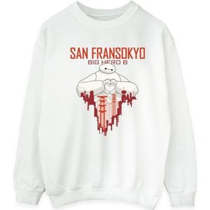 Li-cense Disney heren big hero 6 baymax san fransokyo hart sweatshirt