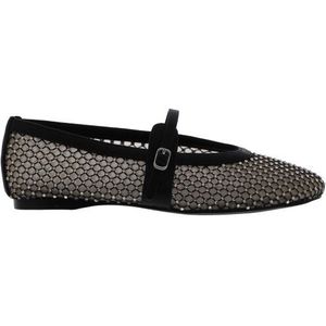 Steve Madden - Rejoice - Ballerina - Zwart - Mesh
