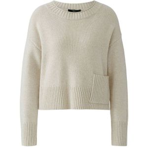 Oui - Wollen Pullover - Dames - Ronde Hals