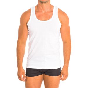 Bamboe Mouwloos Onderhemd met Ronde Hals 1001 Heren