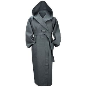 ARTG Dames robezz wafel ochtendjas met capuchon