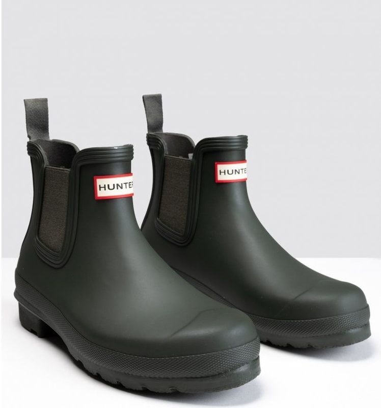 Hunter - Original Chelsea Boots - Groen - Natuurlijk Rubber - Waterdicht