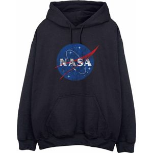 Nasa Dames insignia distressed hoodie