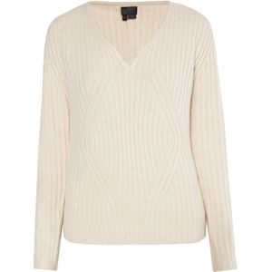 DreiMaster - Gebreide Trui - Lichtbeige - Dames