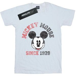 Li-cense Disney dames minnie mouse sinds 1928 katoenen boyfriend-t-shirt