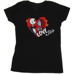 Li-cense Disney dames the nightmare before christmas love is alive t-shirt van katoen
