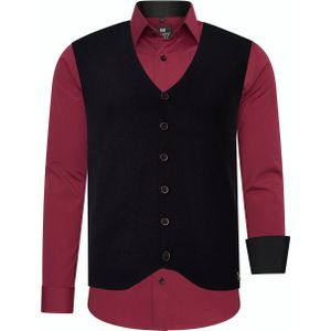 Shirt met vest set van 2