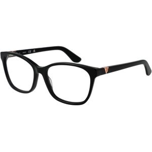 Guess - Vierkant Acetaat Montuur - Zwart - Accessoires - Dames