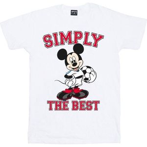 Li-cense Disney dames mickey mouse simply the best katoenen vriendje t-shirt