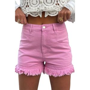 Franje Denim Shorts