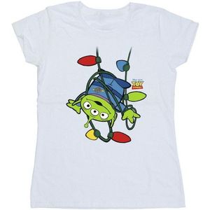 Li-cense Disney dames toy story kerstverlichting aliens katoenen t-shirt