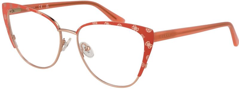 Guess - Cat Eye Optische Frames - Oranje - Dames