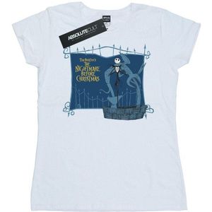 Li-cense Disney dames nightmare before christmas jack and the well katoenen t-shirt