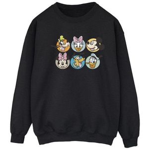 Li-cense Disney dames mickey mouse and friends gezichten sweatshirt