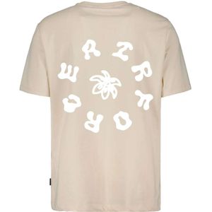 Airforce Bloom round t-shirt cement/white
