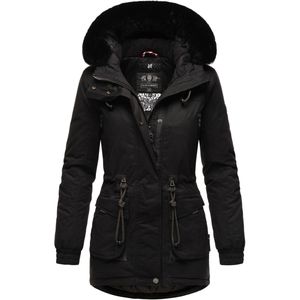 Winterjas - Effen - Katoen - Warm Gevoerd - Slanke Pasvorm