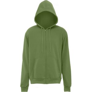 Mo Jas met capuchon Heren olijf