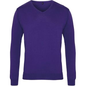 Premier Heren gebreide v hals sweater top