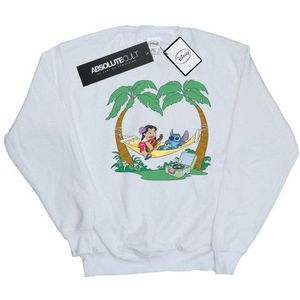 Li-cense Disney dames lilo and stitch play some music sweatshirt