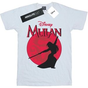 Li-cense Disney dames mulan draak silhouet katoenen vriend t-shirt
