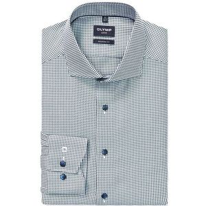 OLYMP - Dress Shirt Long Sleeve - Groen - Katoen - Strijkvrij