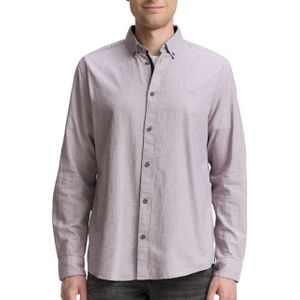 Tom Tailor - Overhemd - Gemêleerd - Lange Mouwen - 100% Katoen