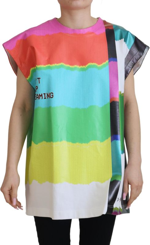 Dolce & Gabbana, Dames, Blouses & Shirts, Veelkleurig, Maat: 3XS Katoen,