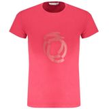 Trussardi - T-shirt - Wit - Katoen - Logo Graphic