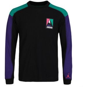 Nike - Jordan Logo Crew Neck - Thermo Top - Zwart - Heren - Winter Utility