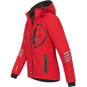 Arctic Seven - Softshelljas - Rood-Zwart - Dames