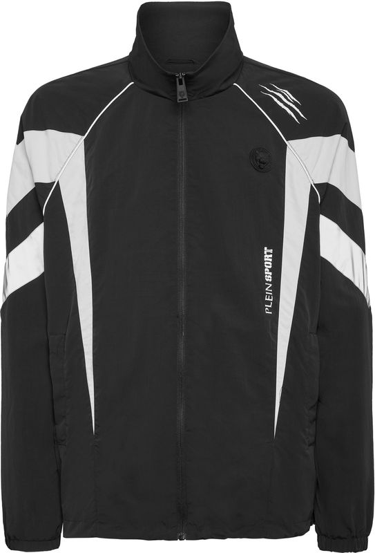 Plein Sport - Jogging Jacket Scratch - Sweatjack - Wit - Katoenfleece