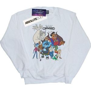 Li-cense Disney dames onward karakter collage sweatshirt